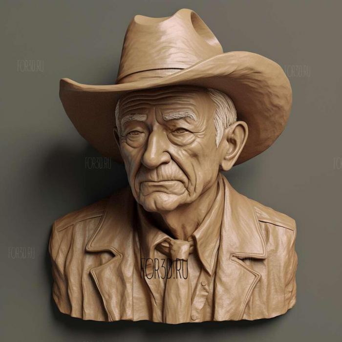 Sam Walton 3 stl model for CNC